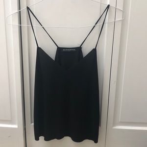 Black Brandy Melville V-Neck Tank